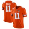 Niestandardowy Florida Gators S-6XL Kyle Trask Jersey 2 Lamiczne Perine Kyle Pitts Van Jefferson Freddie Swain Blue College Koszulki piłkarskie