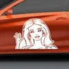Personnalité de beauté Body Sticker Imperproof PVC Autocollant amovible créatif créatif Decoration d'embellissement de la voiture DIY