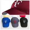 Großhandel - Caps weibliche und männliche Großhandel-Roger Federer Tennishüte Wimbledon RF Tennishut Baseballkappe 2020