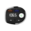 T61 Dual USB charger Bluetooth Hands free Audio MP3 Player FM Car Kit Transmitter with 3.1A Quick Charge