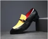 Moda Tasarımcısı Erkekler karışık renk Patchwork Oxfords flats ayakkabı Sivri Erkek Homecoming Elbise Düğün balo ayakkabı zapatos hombre 38-46