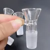 Sigara Aksesuarları Huni 10mm 14mm 18mm Cam Kase Pyrex Bong Erkek Eklem Kaseleri Yağ Talimleri Su Boruları El Yapımı