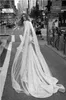 Berta 2019 Sereia Vestidos De Noiva com Cabo Lace Appliqued Beads Sheer V Neck Vestidos De Noiva Vestido De Novia Vestido Da Varredura Do Vestido de Casamento