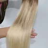 8 60 Balayage Extensões de Cabelo Humano Ombre Médio Marrom Cabelo Ombre 613 60 Loira Clara Com Destaques 100gram3111866