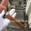 New Shoot WATCH 44mm Engraving Super P 3000 Mechanical Hand-Winding Movement Fashion Mens Watches with Origina Box Strap195J