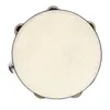 6 inches Tambourine Hand Held Tambourines Drum Bell Birch Metal Jingles Kids School Musical Toy KTV Party Percussion Toys LA367