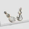 2020 New Retro Leopard Snakeskin Earrings Irregularity Exaggerate Joint Long Earrings Restore Ancient Women Earrings Daily Fashion Jewelry