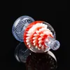 Mooie waterpijpkleurige glazen bubbelkap voor 21,5 mm/25 mm OD Quartz Banger thermische nagels