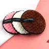 Makeup Makeup Remover Pads Многоразовые мытье Очищающие ананас Pattern Pattern Cookie Pure Clack Peace Очистить Губку