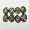 100pcs Wholesale Multi Size Option Natural Ruby in Zoisite Cabochon Polished Gems Cab Top Rare Oval Flatback Anyolite Crystal Loose Gemstone