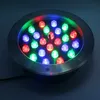 Edison2011 18W 24W 36W 85-265V RGB LED lâmpada subterrânea luz aquecida branca exterior impermeável à prova d 'água lâmpada de projetor de luz para o jardim Lanscape