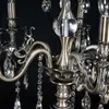 Vintage Crystal Brązowy Stół Światła Światła Nowoczesne biurko Lampa do czytelni Lampa Świeca Nabrudnia de Cristal Lighting Home Decoration
