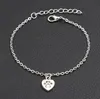 2020 Nieuwe Dog Paw Prints Heart Charms Armband Antieke Zilveren Armband DIY Handgemaakte Link Ketting Armband voor Vrouwen