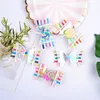 12 Styles Lollipop Hair Clips Girls Gradient Bowknot Glitter Rainbow Hairpins Barrettes girl Kids Party Headdress Accessories M2150