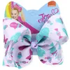 Jojo Siwa – nœuds de cheveux 8 pouces, ruban gros-grain, grand motif fait à la main avec pince crocodile, beau cadeau pour enfants filles, couvre-chef