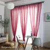 Sheer Curtains of tereon white window screen direct sale solid color fabric engineering special price curtain