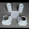 2 sztuk / partia Moda Rekwizyty ślubne Dekoracyjne Sztuczne Hollow Roman Columns White Color Plastic Pillars Road Cytited Party Event