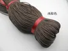 New 20mm Waxed Cotton Cords For Wax Jewelry Making DIY Sewing Leather Necklace Bead String cotton paraffined rope Three strands o1673853