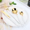 Wysokiej jakości Portugalia Zestaw Flatware 4-Peski Kreatywny Zestaw sztućców Zestaw do obiadów Ze Stali Nierdzewnej Zestaw do Festival Party Wedding Tleware