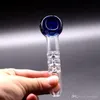5 cor grossa espessura de óleo de vidro de vidro tubo de queimador de 4,5 polegadas Bubbler claro acessório de fumaça de tubo pirex