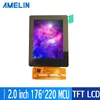2-tums 176 * 220 TFT LCD-bärbar multimediaanordning 2,2-tums TFT LCD med kapacitiv touch
