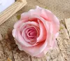 High quality 9 color flannelette rose head not easy to deform wedding wall dedicated high-grade artificial flower heads