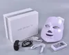 DHL free shipping 7 Colors Led Facial Mask Photon Therapy Face Mask Machine Light Therapy Acne Beauty Anti Wrinkle Led Mask