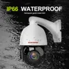 Câmera 1080P 4MP 5MP PTZ Câmera IP exterior ONVIF 30X ZOOM Waterproof Mini Speed ​​Dome câmera de 2MP H.264 IR 50M P2P CCTV Segurança