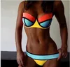 Frauen Bademode Bikinis Sommer Strand Zwei-stück Badeanzug Dame Sexy Bügel-bh Push-Up Badeanzug Schwimmen Sets Beachwear 3 farbe