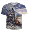 Nyaste Fashion Mens / Womans Djur Pheasan Summer Style Tees 3D Print Casual T-shirt Toppar Plus Size BB0183