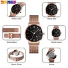 Skmei Quartz Ladies Watch Fashion Casual Women Watchesステンレス鋼の防水Horloges vrouwenトップブランドラグジュアリークロック15307207235