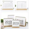 Оптовый офис настольный белый стенд простой календарь большого размера 2019 с возможностью записи Еженедельный планировщик Ежемесячный список план Ежедневный календарь DH0645