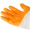 Une paire de gants de jardinage en caoutchouc résistants à l'usure de travail Gants de protection Travaux de sécurité, travaux industriels, travaux ménagers, travaux agricoles.