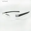 Wholesale-Women and Men Optical Frames Rimless Eye Glasses Oculos De Grau Spectacle Frame TH3356 Glasses With Tags