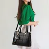HBP Soft PU Skórzane Torba Modna Messenger Bag Kobieta Duża torebka dla kobiet worki na ramię czarny kolor
