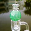 Forma a sfera Heady Glass Carb Cap Cupola Carbcaps Accessori per fumatori Cime colorate per Banger al quarzo Chiodi Pipa ad acqua Bong Dab Rigs