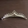 Pageant Cercle Complet Diadème Clair Strass Autrichiens Perles KingQueen Couronne De Mariage Couronne De Mariée Bandeaux Fête D'anniversaire Tête Pi3569041