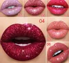 CMAADU Glitter Flip Lip Gloss Velvet Matte Lip Tint 6 Kleuren Waterdicht Langdurige diamantflits Shimmer Liquid Lipstick