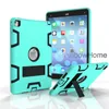 Shockproof Protective Cover Case Robot For iPad 10.2 Pro 9.7 Air Mini Samsung Tab P200 T510 T720 with Folding Stand Holder