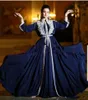 2020 marokkanischen Kaftan Muslimischen Abendkleid Elegante Robe De Soiree Dubai Spitze Applique Formale Kleid Langarm Frauen Party Kleid