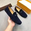 20SS Designer City Gommino Rijden Schoenen in Lederen Mannen Loafers Gommino Slipper Doug Schoenen Metalen Gesp Zachte Lederen Vrije Tijdschoen Schoen