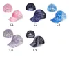 Washed Ponytail Baseball Cap Messy Buns Hats criss Cotton Unisex Visor Cap Hat Outdoor Snapbacks Caps GGA3506