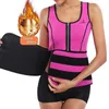 Set da corsa REXCHI Tuta sportiva da donna Compressione Palestra Abbigliamento fitness Gilet da sauna Jogging Yoga Collant Cintura per il sudore