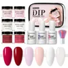 Kits Nail Supplies For Professionals Kit HolographicDust Dipping Powder Without Lamp French Nail Art Decorations Acrylic Set