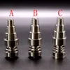 Universal Infinity Domeless Tools 6 en 1 Titanium Nail 10mm 14mm 18mm Réglable Mâle ou Femelle Huile Gr2 clous en titane sans dôme