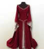 Długi rękaw Damska wysoki kołnierz średniowieczna sukienka Długość podłogi Cosplay Sukienka bardzo fajna, aby nosić piękniejsze i witalność