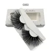 2019 Ny 30mm 3d Mink Eyelashes Eyelash Falska ögonfransar Stor dramatisk Volumn Mink Lashes 5D Mink Eyelashes Tjock Fake Eyelash