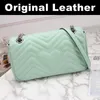 2020 New alta qualidade Mulheres Moda Marmont sacos de couro genuínos Crossbody Handbag Bolsas Mochila Bolsa de Ombro 3 tamanho