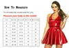 Nowy przybycie Plus Size S-5xl Kobiety Sexy Pvc sukienka kantarka V-dół czarna czerwona sukienka dla dorosłych imprezy klubowa erotyczna sukienka erotyczna