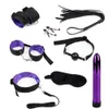 Sex Intimate BDSM Bondage Kit Set Silicone Anal Vibrator Fetish Sex Toys for Couples Slave Game Hands Erotic Positioning C18112801